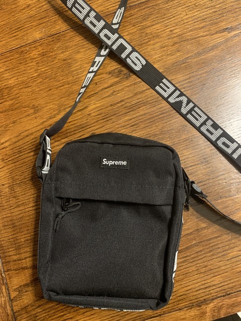 Supreme SS18 Shoulder Bag - Black for sale online | eBay
