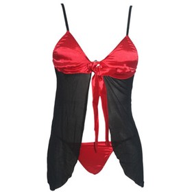 Women Sexy Lingerie Halter Sleepwear Babydoll Nightwear G-String Valentines Gift