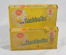 Vintage GE M3 Flashbulbs NOS 2 Boxes - 24 Total Bulbs