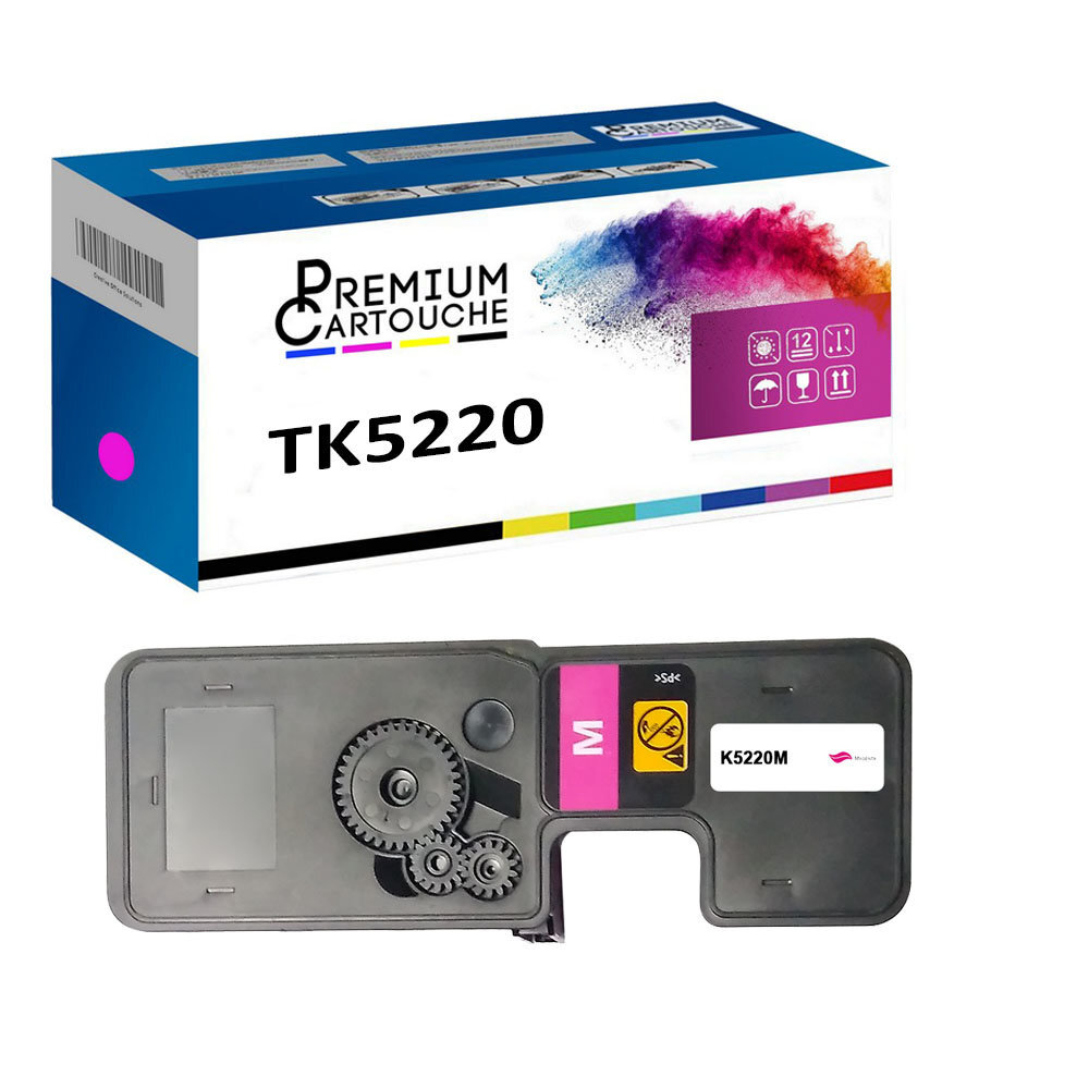 Toner TK5220M Magenta Compatible pour Imprimante Kyocera Ecosys