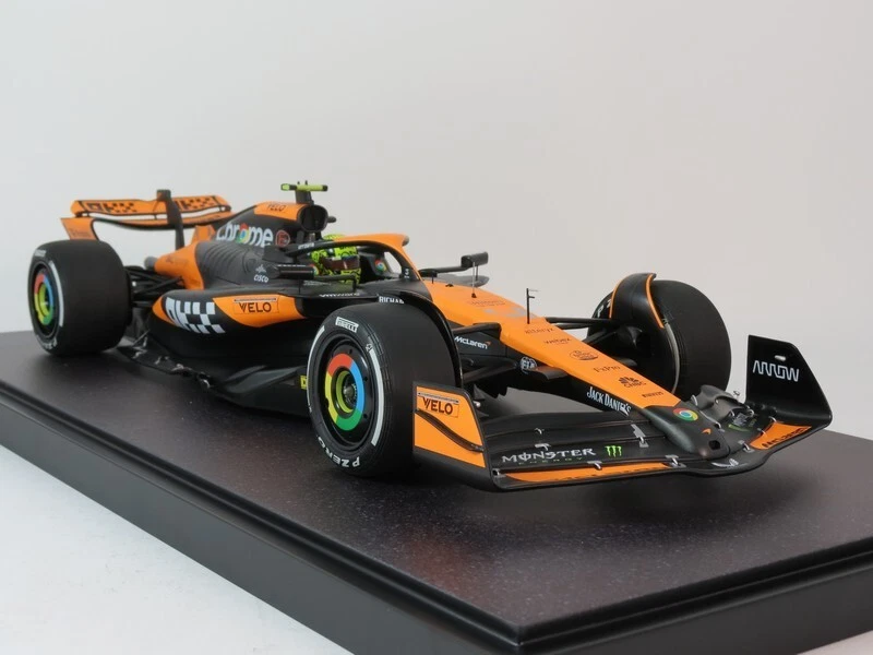 Minichamps F1 Mclaren MCL38 #4 Lando Norris winner Miami GP 2024 1/12 537247804 - Immagine 4 di 4