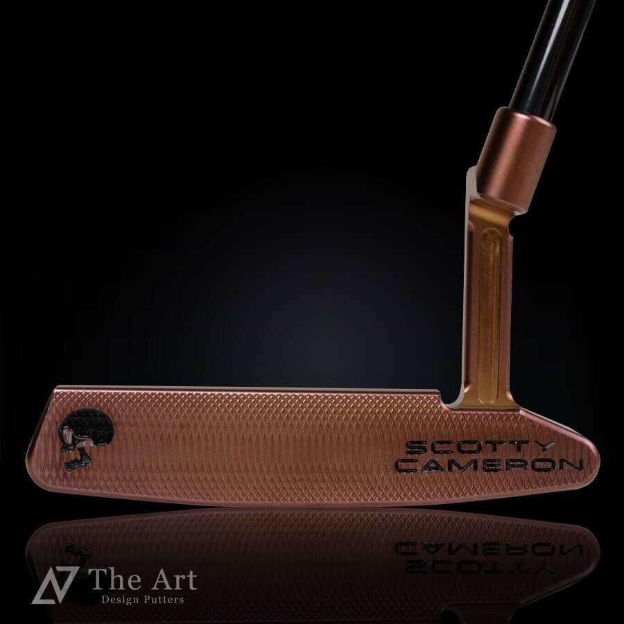 Scotty Cameron Newport2 M Antique Pink & Black Sideface