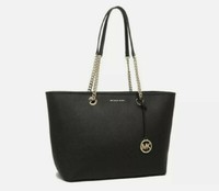 Michael Kors Tasche Shania Handtasche Damentasche Schultertasche Leder Schwarz
