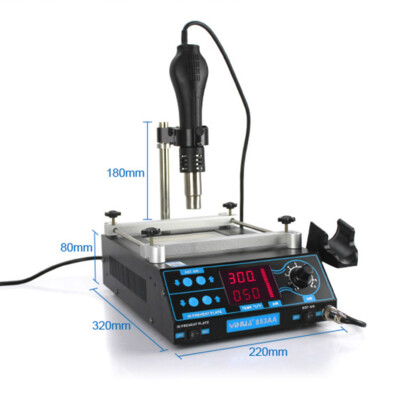 853AA/853A BGA Rework Station Preheating Soldering Desoldering Station NEW