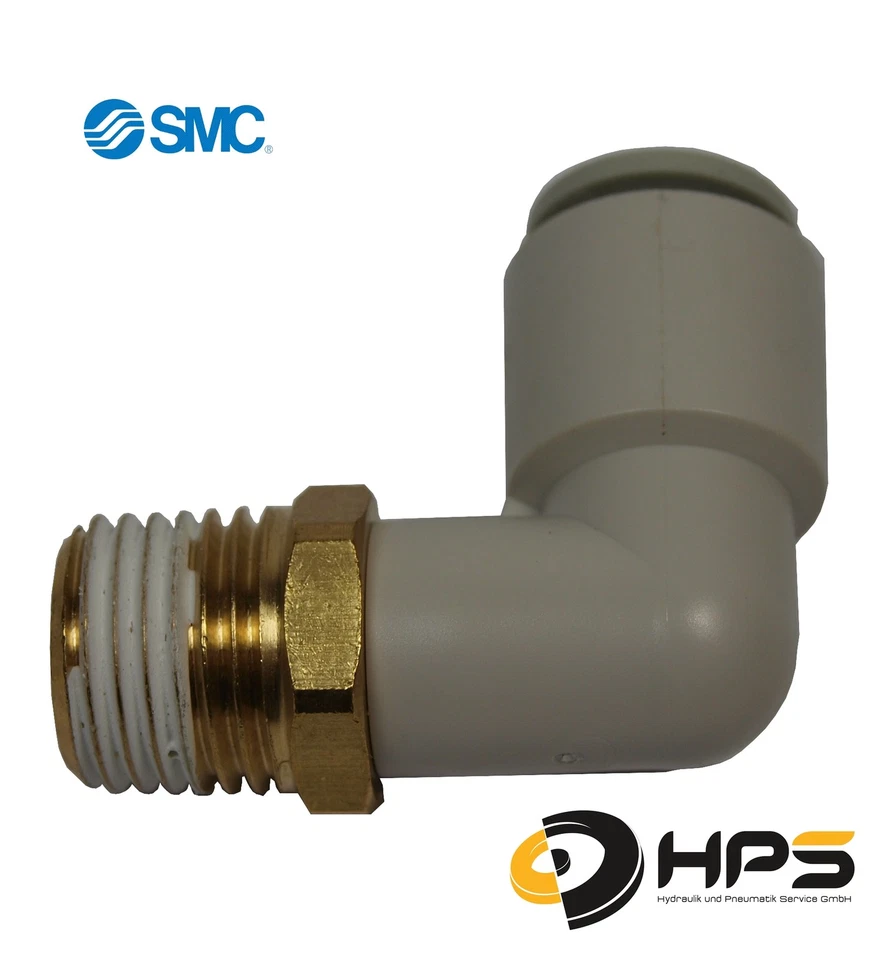 SMC Pneumatik Steckverbinder - Winkel-Steckverschraubung - verschiedene Größen