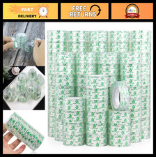 96 Rolls Crystal Clear Tape Refills - Bulk Transparent Office Tape 3/4" x 1000