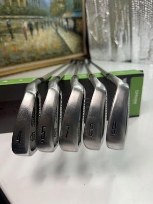 Titliest DCI Oversized Irons 4,5,7,8,9 RH Graphite Shaft  Masterfit By Harrison