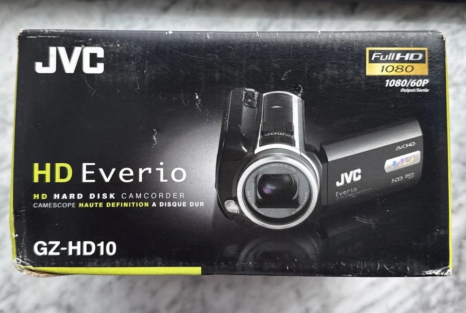 NEW SEALED JVC Everio Camcorder GZ-HD10/ Full HD 1080i/40GB HDD - Image 4 of 4