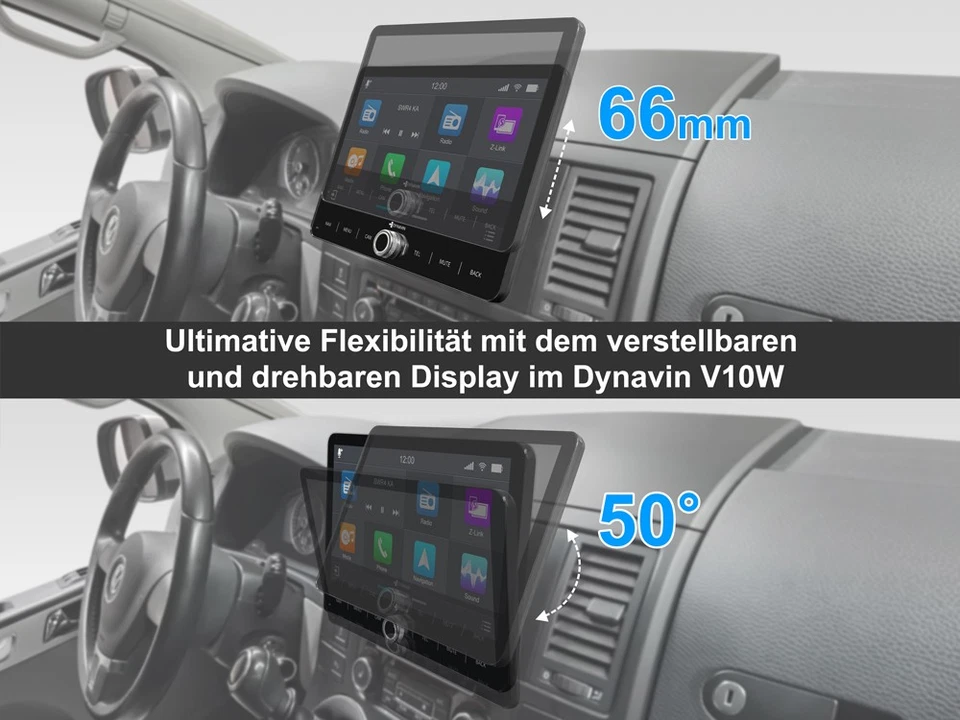 für VW Touran 1 1T1 1T2 1T3 10,1" Auto Radio DAB+ USB BT kabellos Android Auto - Bild 2 von 4