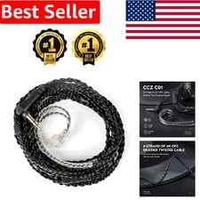 KZ ZSN PRO 2M Audio Cable - High Purity OFC, Enhanced Clarity, Detachable Design