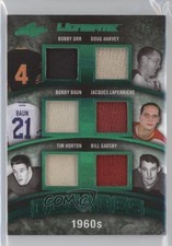 2016 Leaf Ultimate Green Spectrum 1/4 Bob Baun Jacques Laperriere Tim Horton 7a1