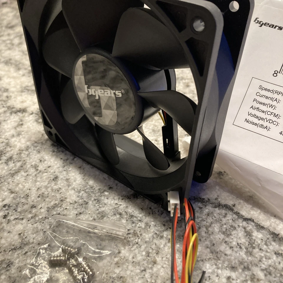 Bgears b-Blaster 120x38mm 2 ball bearing High Speed 4500 RPM High Airflow 218 CF - Image 2 of 4