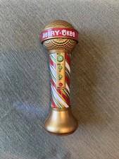 Hallmark Christmas Gold Merry-Okee Karaoke Microphone Elf Voice Changer - WORKS 