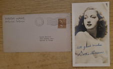 1943 PHOTO BEAUTIFUL  ACTRESS DOROTHY LAMOUR HER PERSONAL ENVELOPE POSTMARKED