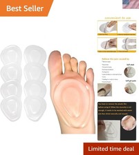 Metatarsal Pads Ball of Foot Cushions 8 Pack /4 Pairs Gel Ball Feet Pads Mort...