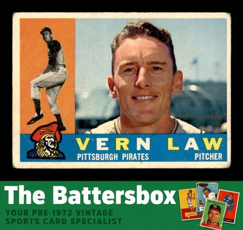 Vern Law #453 1960 Topps card
