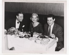 Stork Club Eddie Fisher Hope Lang Morton Downey Orig 1954 8x10 Photo Stork Club Eddie Fisher Hope Lang Morton Downey Orig 1954 8x10 Photo