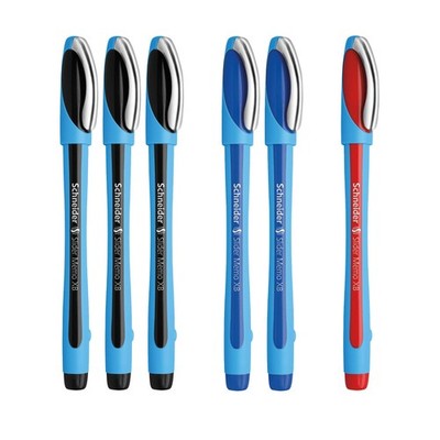 Slider Memo XB Ballpoint Pens by Schneider, Extra Bold Point, 6 Pens, Include...