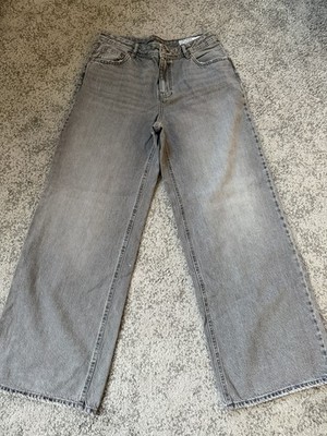 Neu Vero Moda Wide Leg Jeans 42 Länge 32 grau 32/32