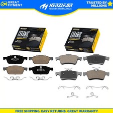 Front and Rear Ceramic Brake Pads w/Hardware for Ford Escape Transit Connect