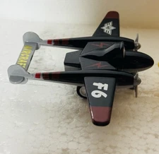 Liberty Imports Pull Back Black Airplane Toys Vehicle