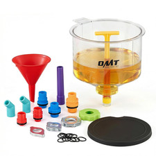No Spill Coolant Funnel Kit, 17 Piece Coolant Bleeder Kit with Adapters  Caps,