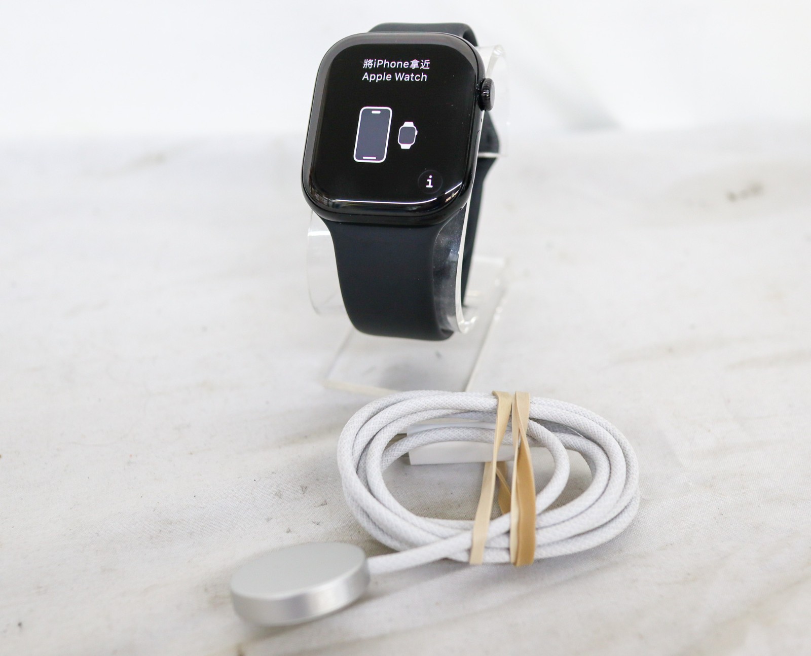 Apple Watch Series 11 (GPS) 46mm Jet Black Aluminum Case - Black Sport Band