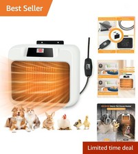 Dog House Heater with Thermostat,300/600W Dog House Heaters Outdoor with 5.2F...