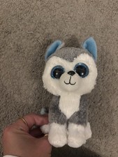 TY BEANIE BOO - SLUSH THE HUSKY DOG - TY Beanie Babies