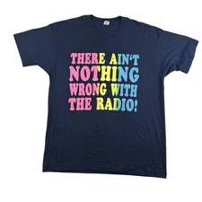 Vintage There Ain't Nothing Wrong With The Radio Shirt Mens XL Screen Star 90s