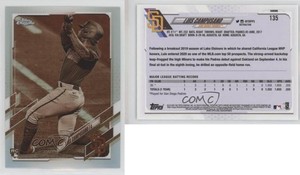 2021 Topps Chrome Sepia Refractor Luis Campusano #135 Rookie RC
