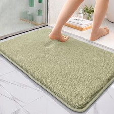 OLANLY Thick Memory Foam Bath Mats Rugs 36x24, Extra Soft 36" X 24", Vanilla