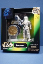 Star Wars Power Of The Force Deluxe Figure with Coin Snowtrooper 1997