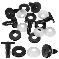 30mm Doll Joints, 5Set Plastic Removable Animal Joints Parts, Black Clear