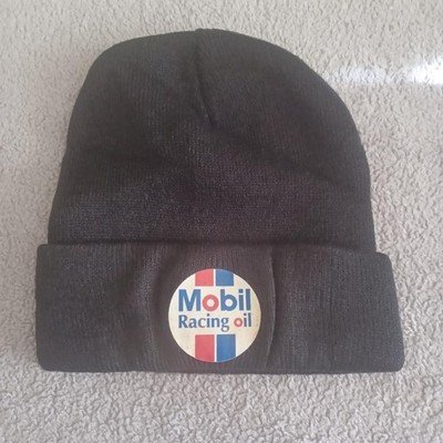 Men Women Knit Beanie Winter Cap Hat ''One Size Fits Most'' Gas Mobil Racing Oil
