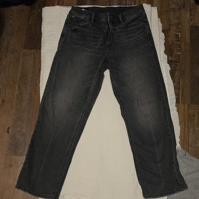 American Eagle Strigid Men's Black Dark Wash Jeans