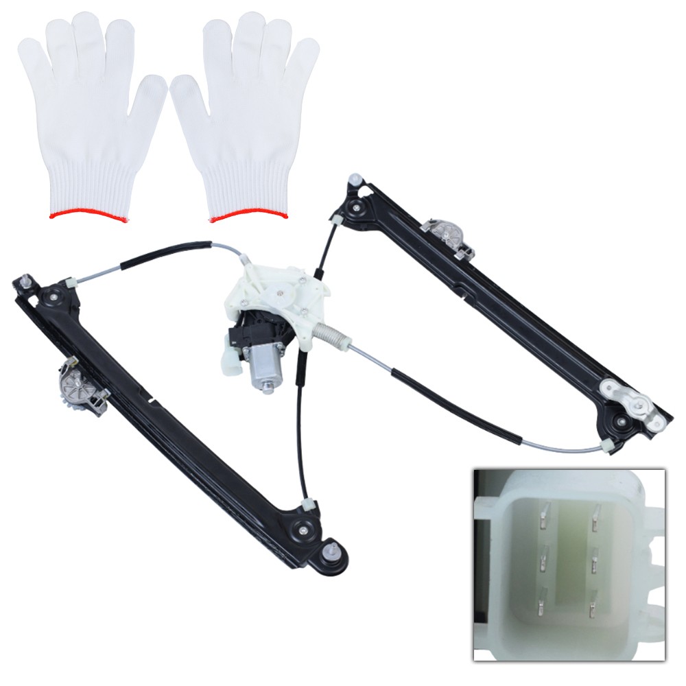 For 17-24 Maserati Levante M161 Front Left Driver Side Window Regulator W/Motor