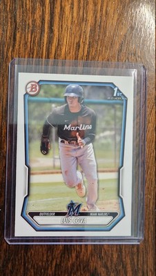 2026 Bowman Luis Cova #BP-38 Miami Marlins 1st Bowman