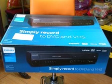 NEW Philips DVDR3385V/F7 DVD Recorder VCR Combo 4 Head Hi Fi Stereo HDMI Black