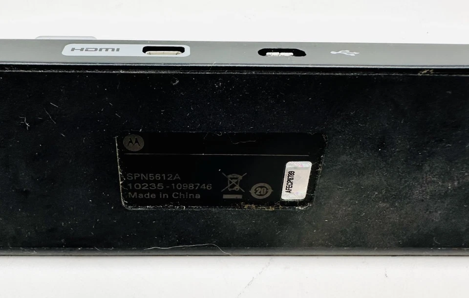 Estación de acoplamiento MOTOROLA Droid X y X2 SPN5612A sin probar sin cargador Foto 4 de 4