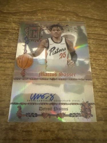 2025 Topps Signature Marcus Sasser Base (RAW)