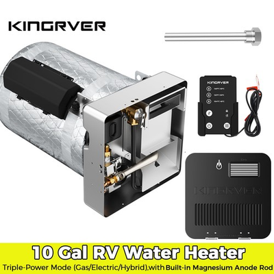 #ad 10 Gallon Gas amp; Electric amp; Hybrid RV Water Heater Replace Suburban 6 10 Gallon $556.99
