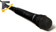 Professional Karaoke Machine Microphone with Hit Button to Activate Effects