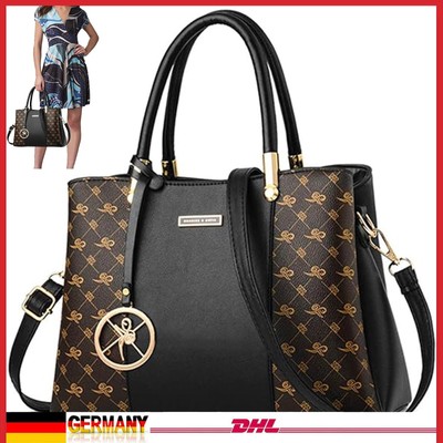 Damen Tragetaschen Handtasche Große Shopper Tasche Umhängetasche Schultertasche 