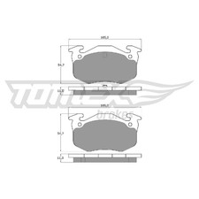 Satz Bremsbeläge Bremsklötze hinten für Peugeot 306 7A 7B 7E 7D 309 1 | 23971