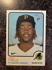 2022 TOPPS HERITAGE  ONEIL CRUZ RC #157 PITTSBURGH PIRATES