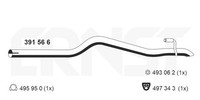 Ernst Abgasrohr 391566 FüR VW Crafter 30 50 35 Bus TDI 4Motion Mercedes Sprinter
