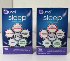 2x Qunol Sleep Support Complex 5:1 Time Release Melatonin  30ct - 03/26 🔥