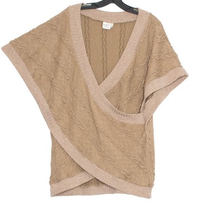 Simple Suzanne Betro Sweater Cozy Minimalist Romantic Cottage Normcore Brown XL