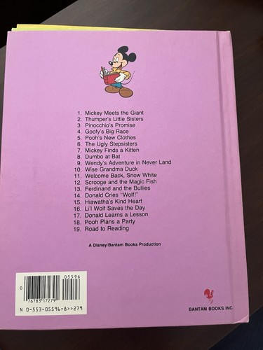 LOT of 5 Walt Disney Fun to Read 1980s books, Vols 15--19 - 第 7/10 張圖片